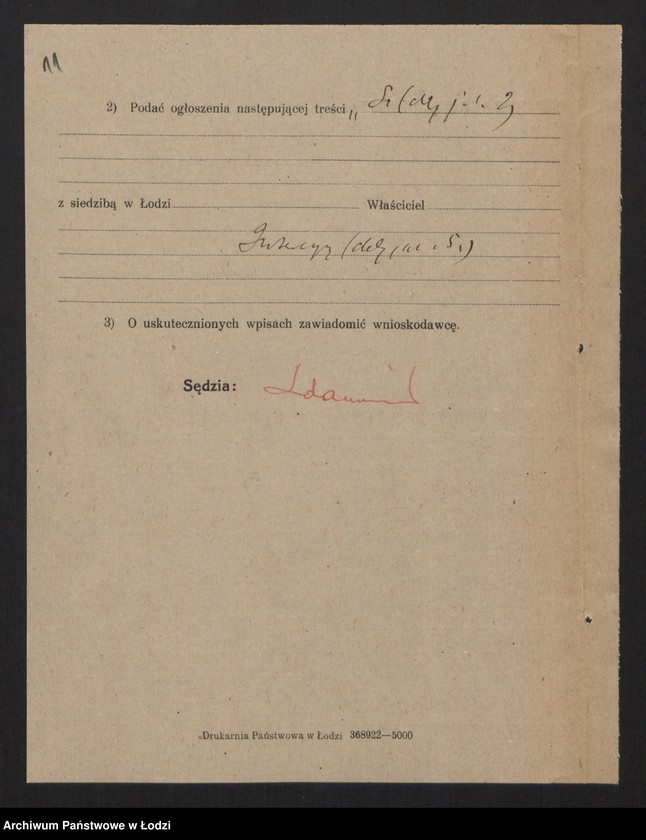 Obraz 13 z jednostki "Salomon Herschkowicz- skład sukna i kortów"