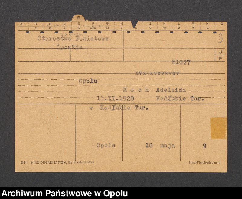 Obraz 5 z jednostki "[Gomolla Wladislaus, ur. 19.09.1910 r., zam. Burghof]"