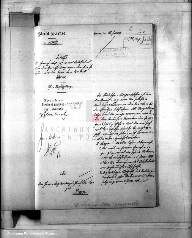 Obraz 10 z jednostki "Die Austellung und Versongung der Kommunalbeamten der Stadt Sarne"