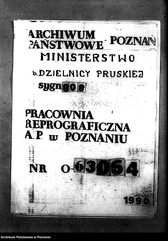 Obraz 1 z jednostki "Materiał likwidacyjny kas chorych"