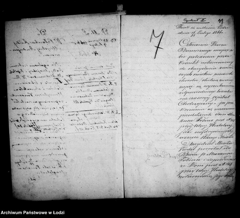 image.from.unit.number "Akta w przedmiocie szpitala cholerycznego"