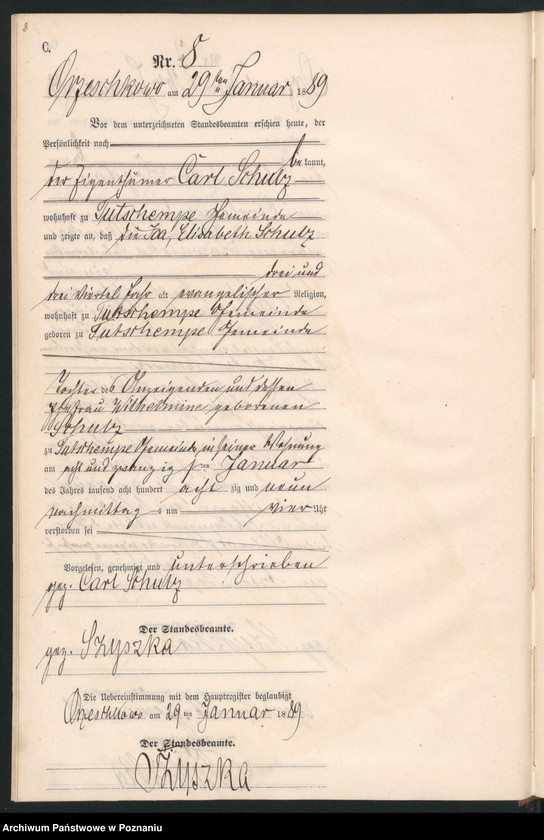 Obraz 11 z jednostki "Księga zgonów"