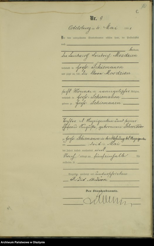 image.from.unit.number "Sterbe-Haupt-Register Nr 1 - 39"