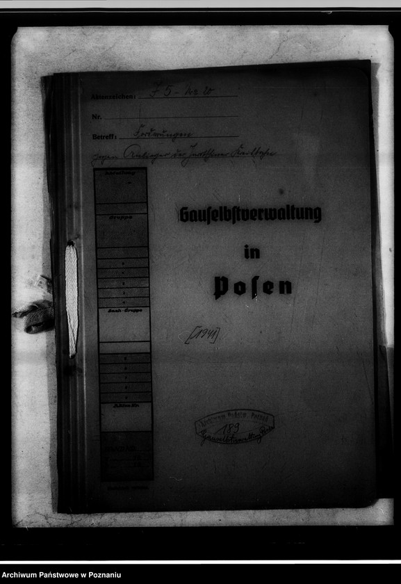 Obraz 4 z jednostki "Forderung gegen Anlieger der Jarotschiner Kreisbahn."