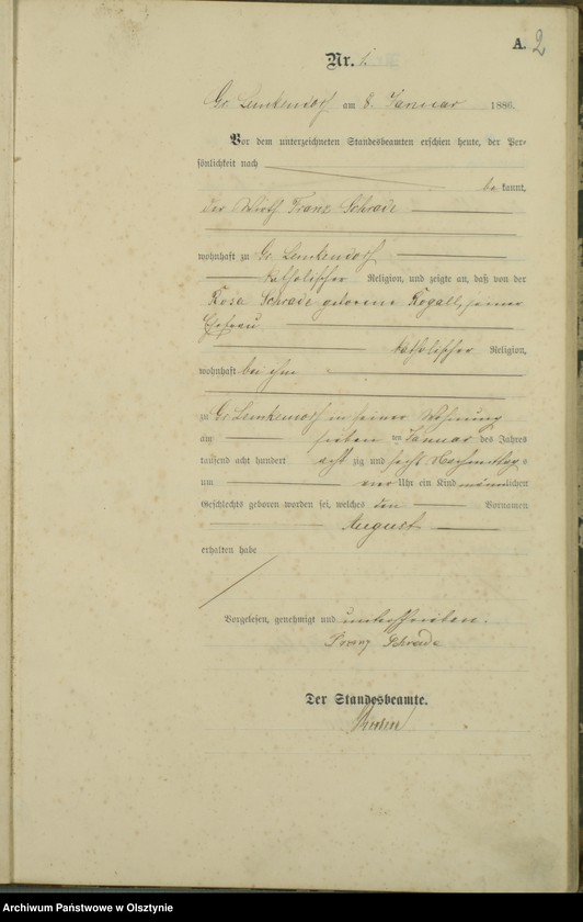 image.from.unit.number "Geburts-Haupt-Register Nr 1 - 129"