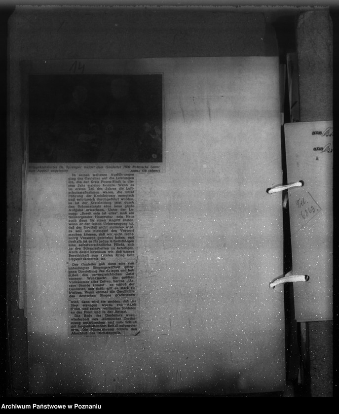 Obraz 19 z jednostki "Wycinki prasowe dotyczące Kraju Warty"