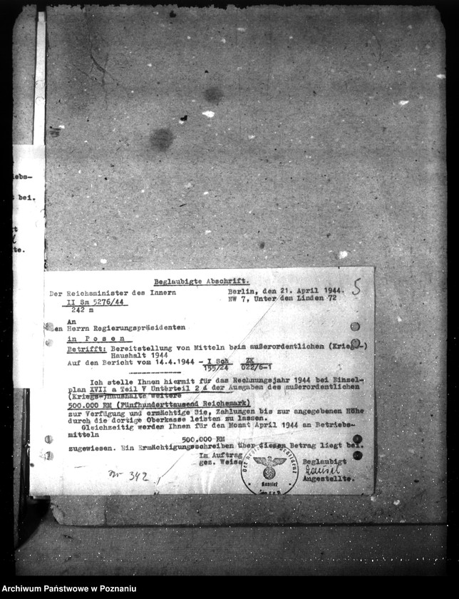 Obraz 9 z jednostki "Haushaltsmittel"