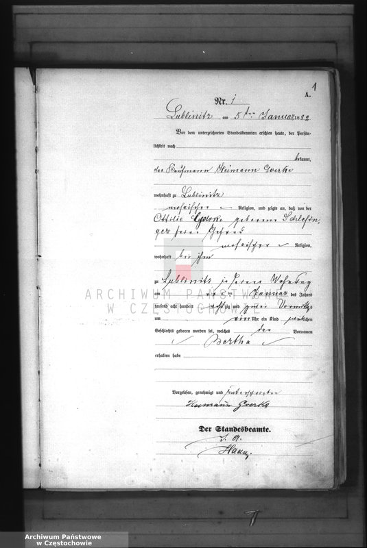 image.from.unit "[Pierwopis aktów urodzeń z 1882 roku]."
