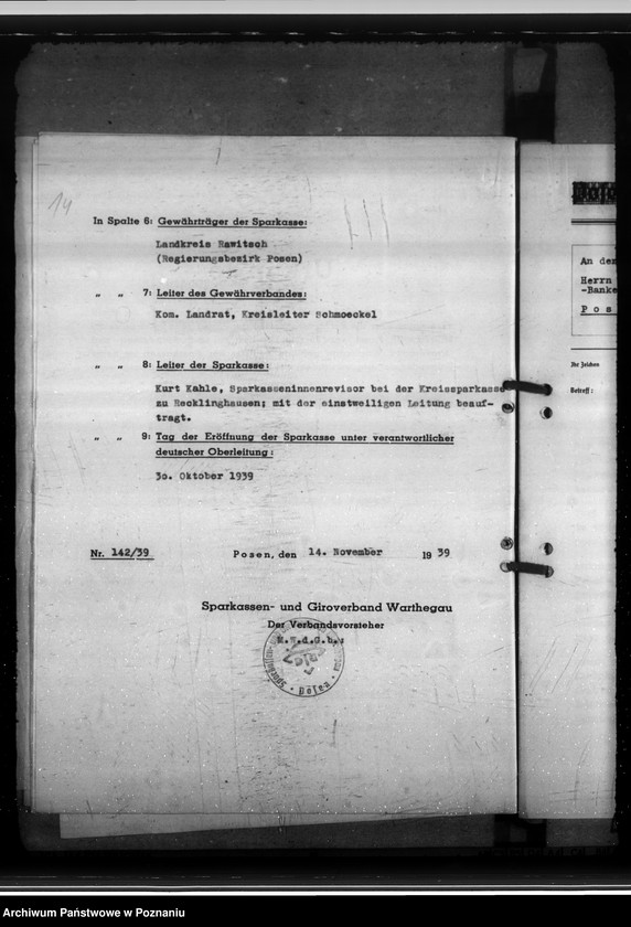 Obraz 18 z jednostki "Sparkassen und Giroverband Wartheland"