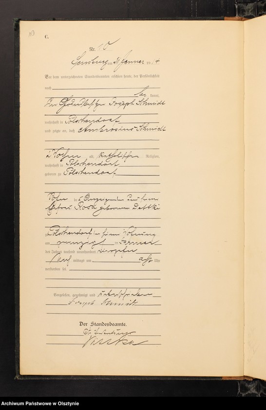 image.from.unit.number "Sterbe-Haupt-Register Nr 1 -207"