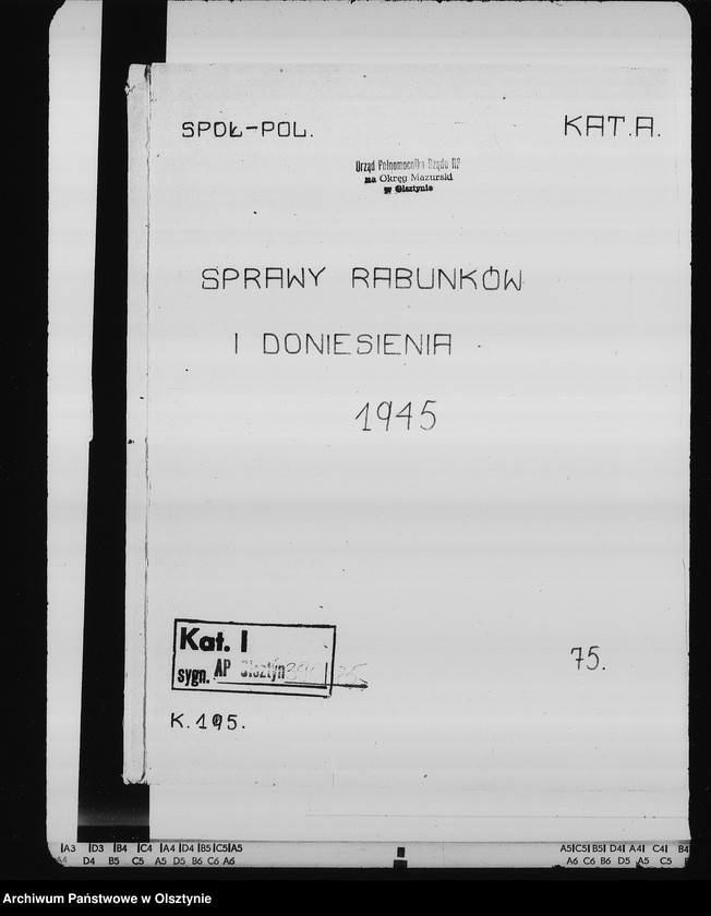 image.from.unit.number "Sprawy rabunków i doniesienia"