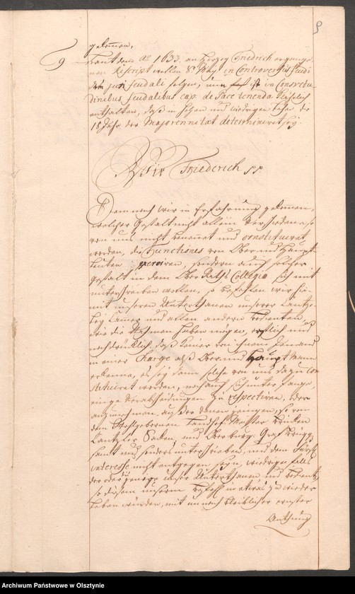 image.from.unit.number "Sammlung Curländischer Akten Aktenfragmenty in 8 Grupen t.1"