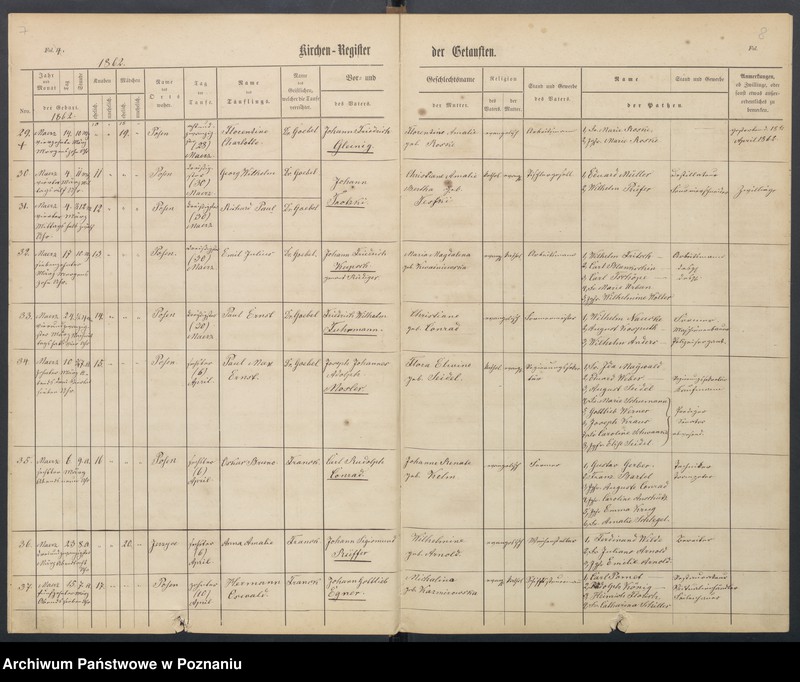 Obraz 7 z jednostki "Duplikat der Tauf, Trau und Sterberegister"
