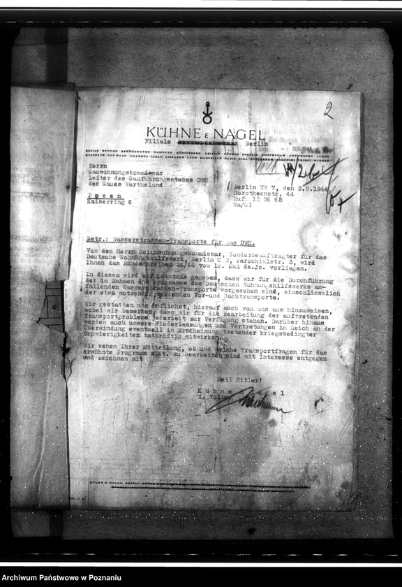 Obraz 6 z jednostki "DWH - Transporte der Baustoffe für Behelfsheime"