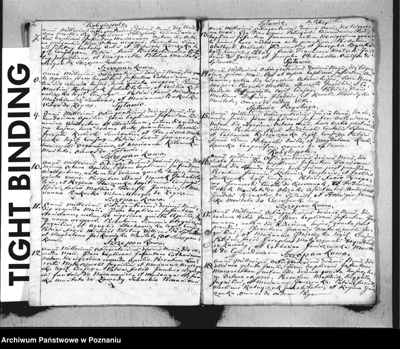Obraz 4 z jednostki "Liber baptisatorum, copulatorum, mortuorum"