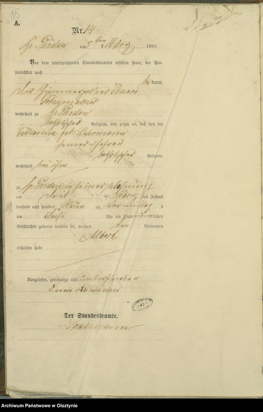 image.from.unit.number "Geburts-Haupt-Register Nr 1 - 60"