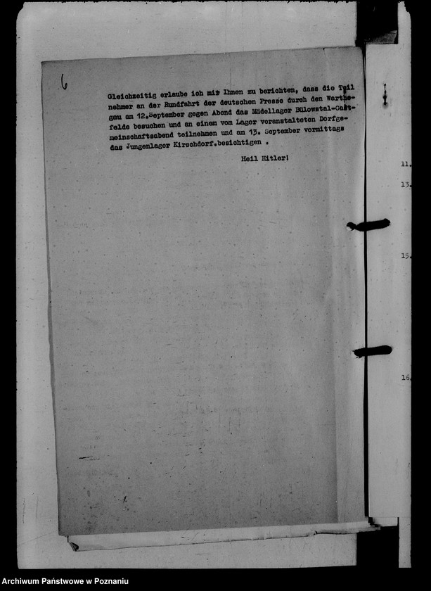 Obraz 10 z jednostki "Schriftwechsel. Stattsrat Schmit- Bodenstedt- Besuch im Warthegau"