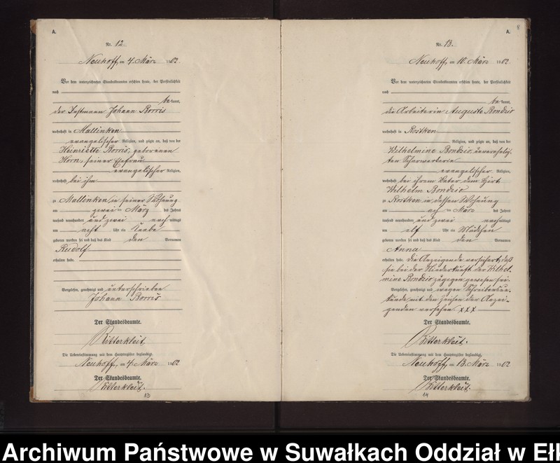 image.from.unit.number "Geburts-Neben-Register des Preussischen Standes-Amtes Neuhoff Kreis Loetzen"
