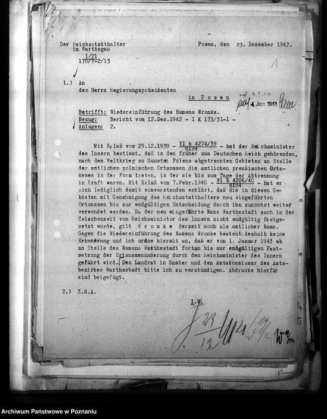 Obraz 5 z jednostki "Zmiany nazw miejscowości w powiecie szamotulskim"