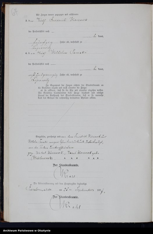 image.from.team "Urząd Stanu Cywilnego w Księżym Lasku pow. szczycieński"