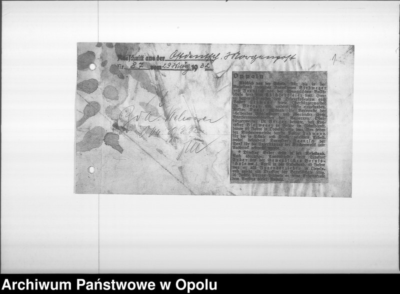 Obraz 5 z jednostki "Acta Generalia des Magistrats zu Oppeln betreffend Stiftungen Vol. I"