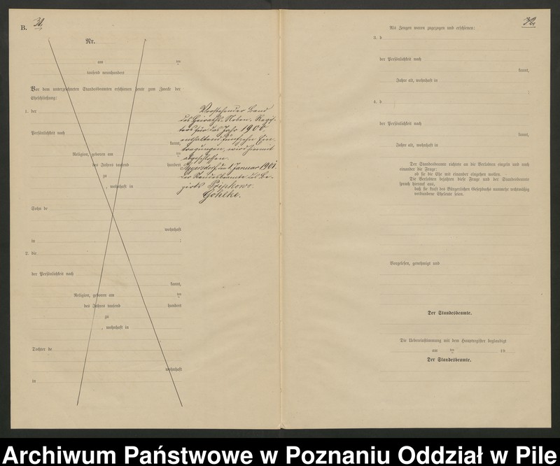 Obraz 19 z jednostki "Księga małżeństw"