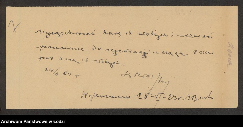 Obraz 9 z jednostki "Menachen Groszz- sprzedaż skór"