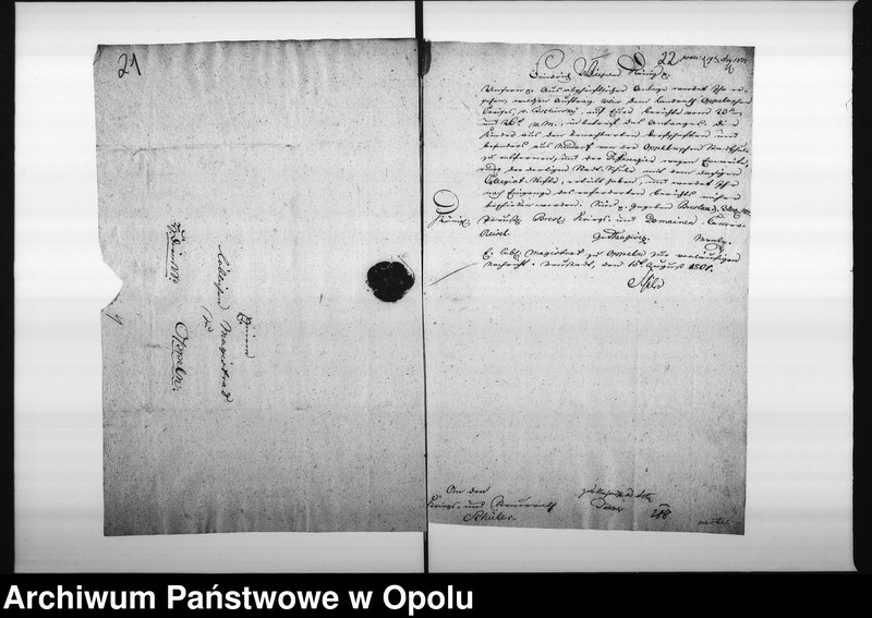 Obraz 18 z jednostki "Acta Specialia des Magistrats zu Oppeln wegen Vergrösserung der katholischen Stadt-Schule hieselbst"