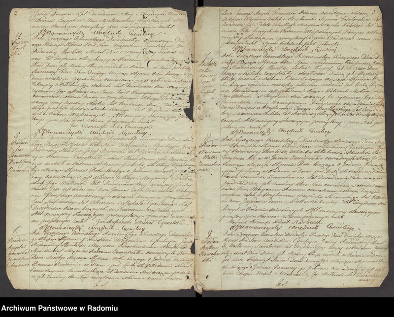 image.from.unit "Duplikat parafij Katolickiej z r. 1821-1823 Radom"