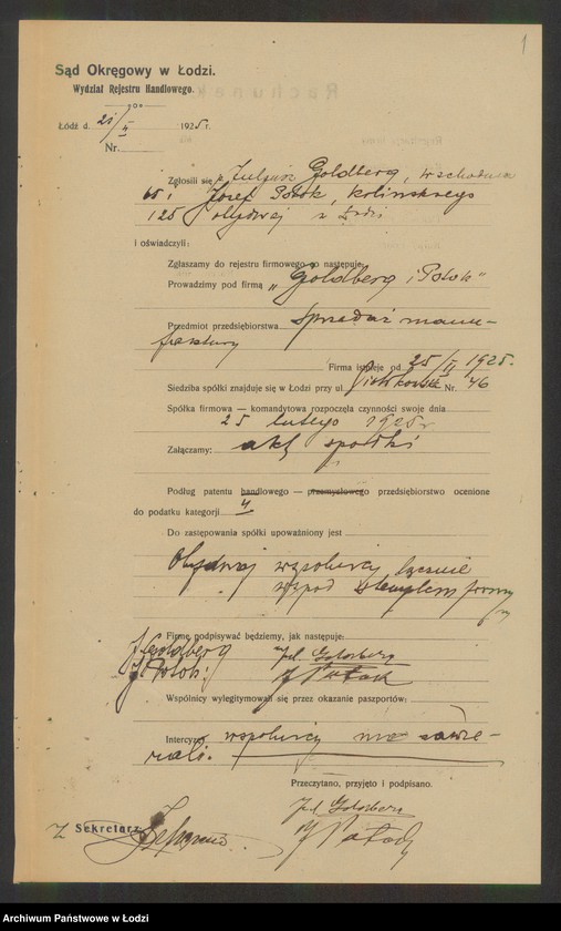 Obraz 3 z jednostki "Goldberg i Potok- kupno i sprzedaż manufaktury"