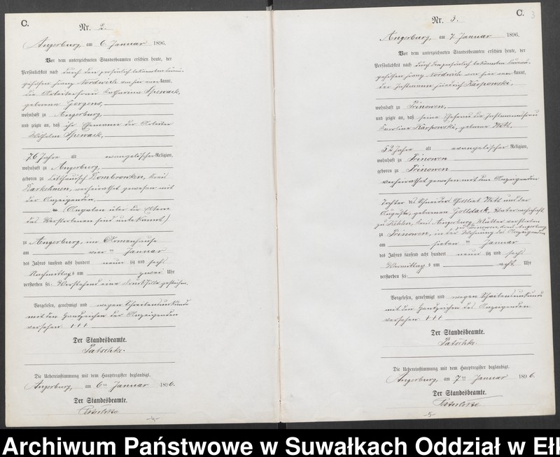 image.from.unit.number "Sterbe-Neben-Register des Preussischen Standes-Amtes Angerburg Kreis Angerburg"