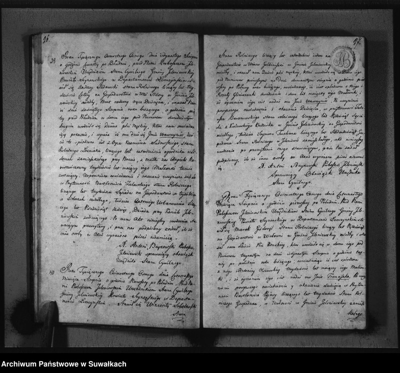 image.from.unit.number "Akta Urodzenia Gminy Jeleniewskiey Roku 1808"