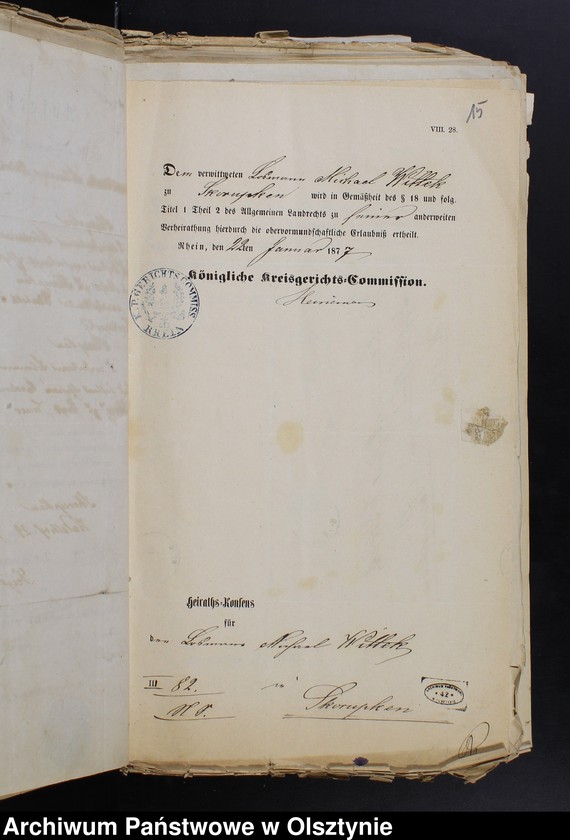 image.from.unit.number "Die zum Zwecke der Eheschlissung nothwendigen Schriftstück"