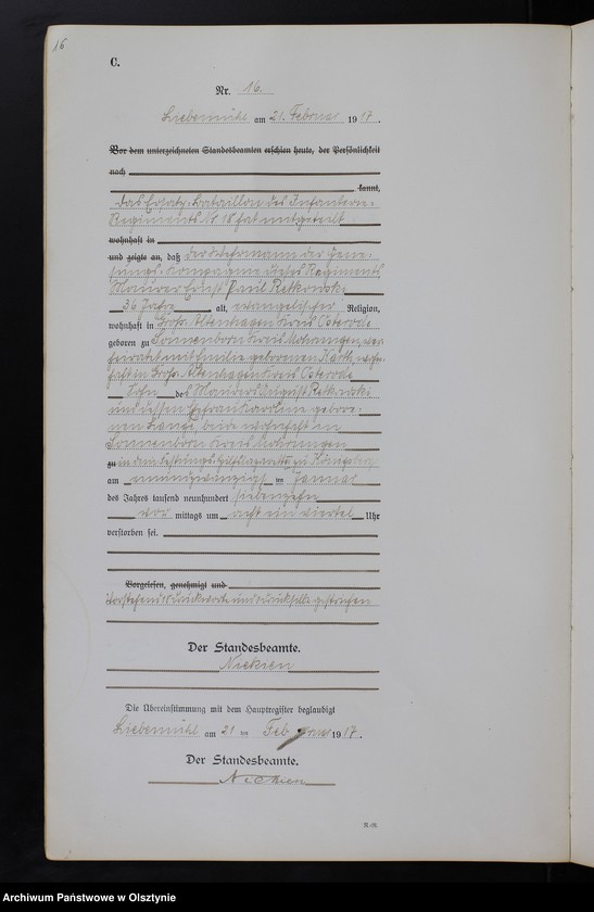 image.from.unit.number "Sterbe-Neben-Register Nr 1 - 84"