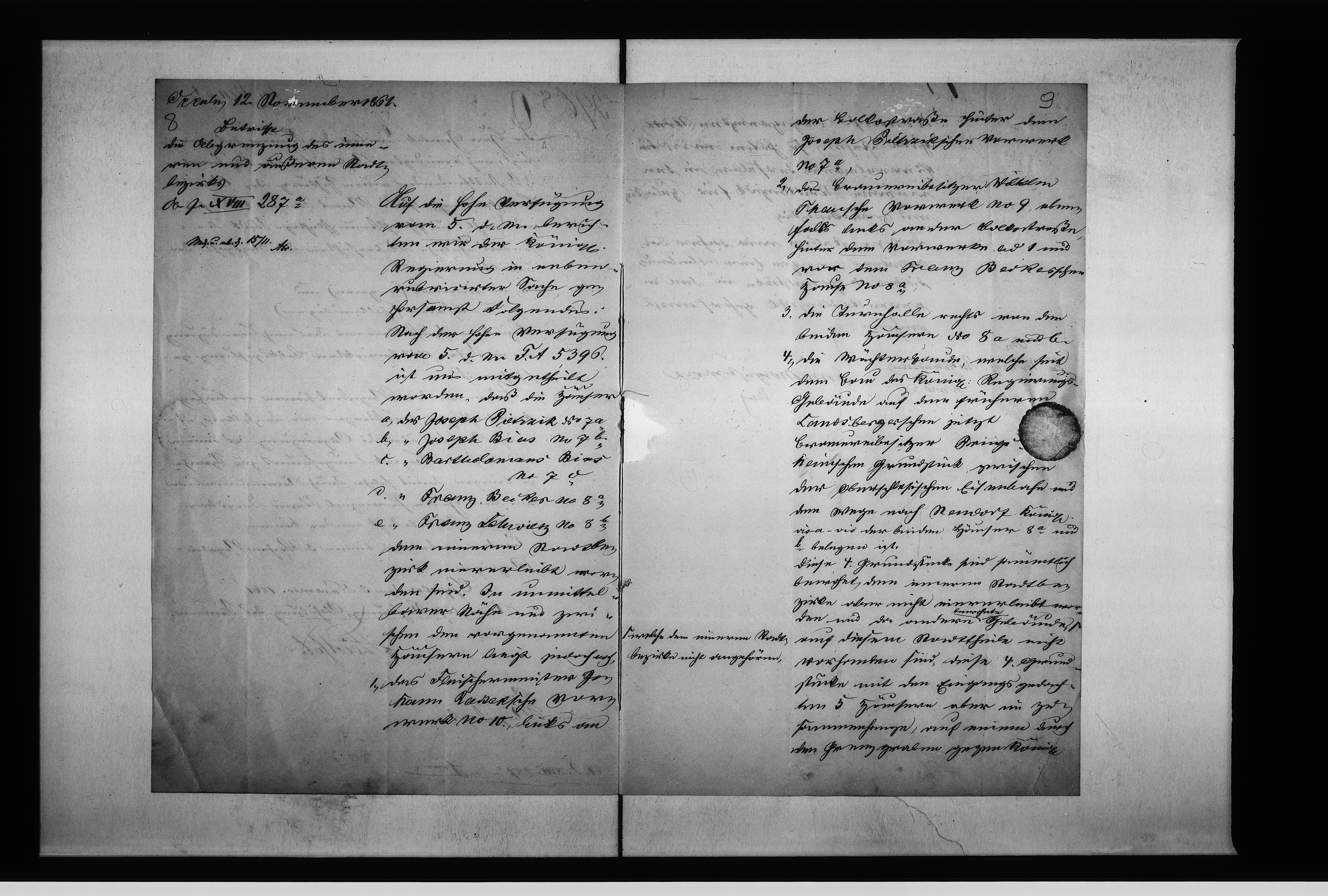 Obraz 10 z jednostki "Acta des Magistrats zu Oppeln betreffend die Erweiterung des mahl- und schlachtsteuerpflichtigen Bezirks der Stadt"