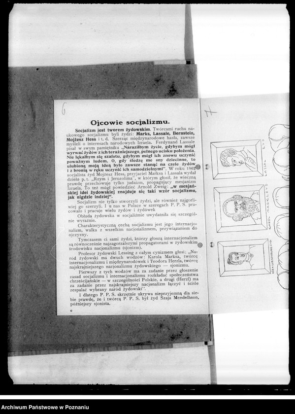 Obraz 10 z jednostki "Materiały propagandowe "PPS wrogiem ludu pracującego i sługą żydowskiego kapitału""