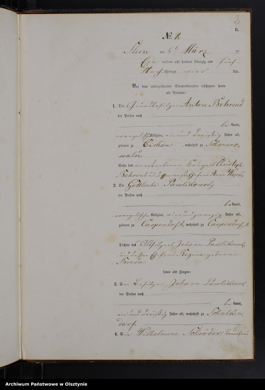 image.from.unit.number "Heiraths-Neben-Register Nr 1 - 10"