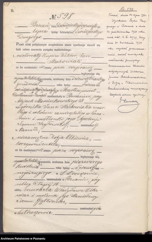 image.from.unit.number "Księga miejscowa małżeństw tom III [Rejestr główny małżeństw]"