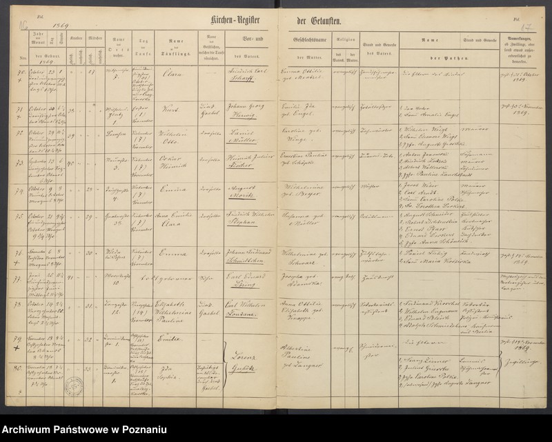 Obraz 11 z jednostki "Duplikat der Kirchenbucher uber Taufen, Trauungen und Begräbnisse"