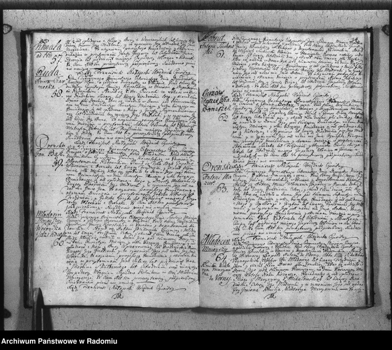 image.from.unit.number "Akta Stanu cywilnego Parafij Kowala Stępocina Zameijscia, Urodzenia i Zeyścia na rok 1814 Zdziałano i Parafowano"