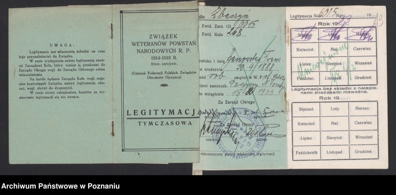 Obraz 16 z jednostki "Zbąszyń, powiat Nowy Tomyśl - akta koła."