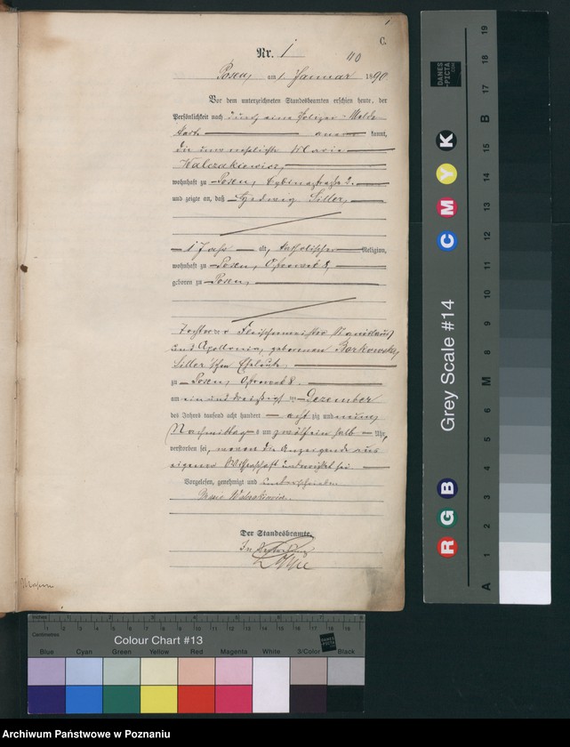 Obraz 4 z jednostki "Księga zgonów t. I"