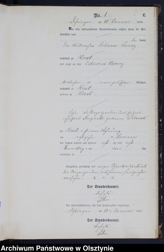 image.from.unit.number "Sterbe-Neben-Register Nr 1 - 42"