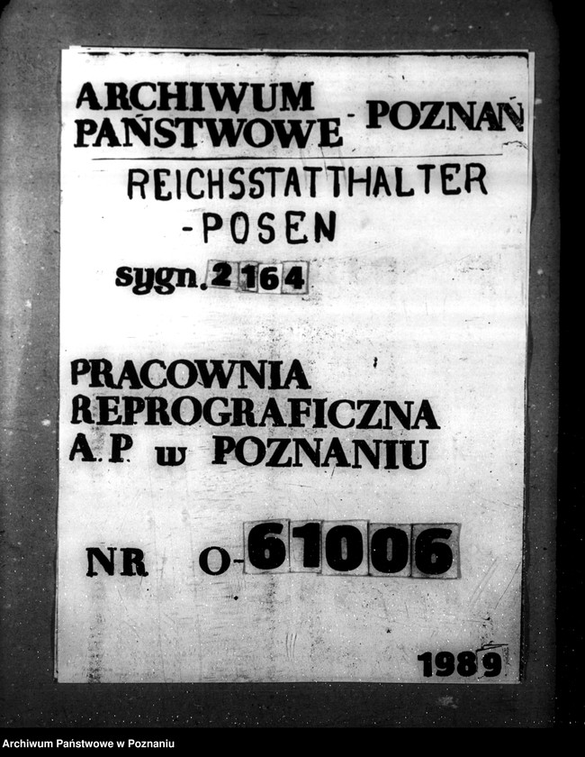Obraz 1 z jednostki "Gerichtsärztlicher Ausschuss für Reichsgau Wartheland"