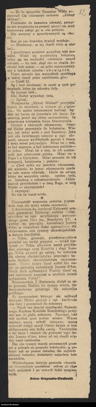 image.from.unit.number "Walki Armii Ochotniczej pod Warszawą. Wycinki prasowe."