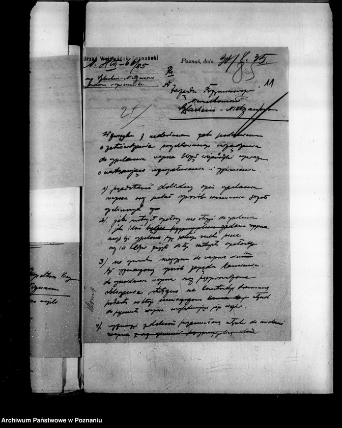 Obraz 16 z jednostki "Zatwierdzenie zakładu przemysłowego /wapniarni/ Zarząd Majętności Szlachcin powiat średzki"