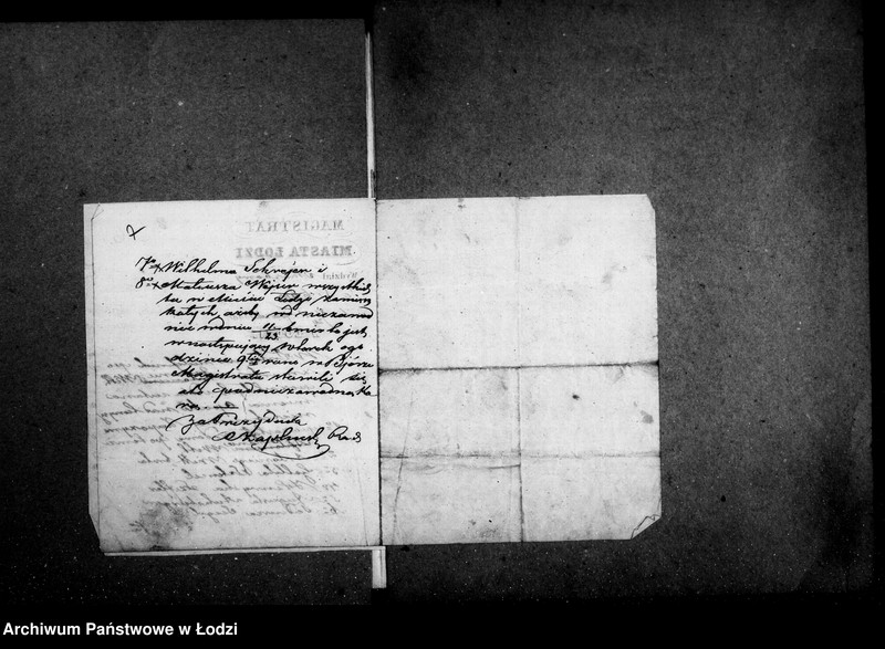 Obraz 9 z jednostki "Akta tyczące się ustanowienia opieki nad nieletnimi po zmarłym Józefie Witt mianowicie Johanną córką, Józefem synem i Franciszką córką"