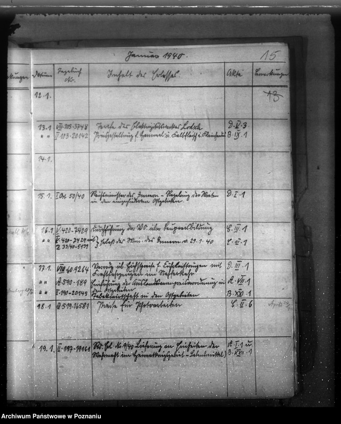 Obraz 19 z jednostki "Ministerial- Erlass- Kontrolle der Preisbildungsstelle des Reichsstatthalters im Warthegau"