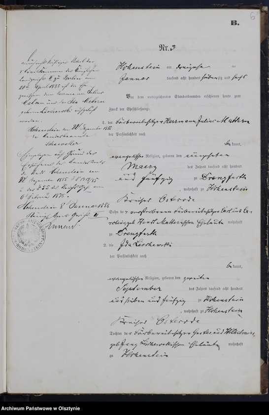 image.from.unit.number "Heiraths-Neben-Register Nr 1- 17"