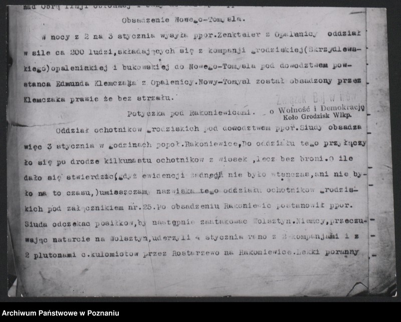 Obraz 10 z jednostki "Materiały dotyczące Powstania Wielkopolskiego."